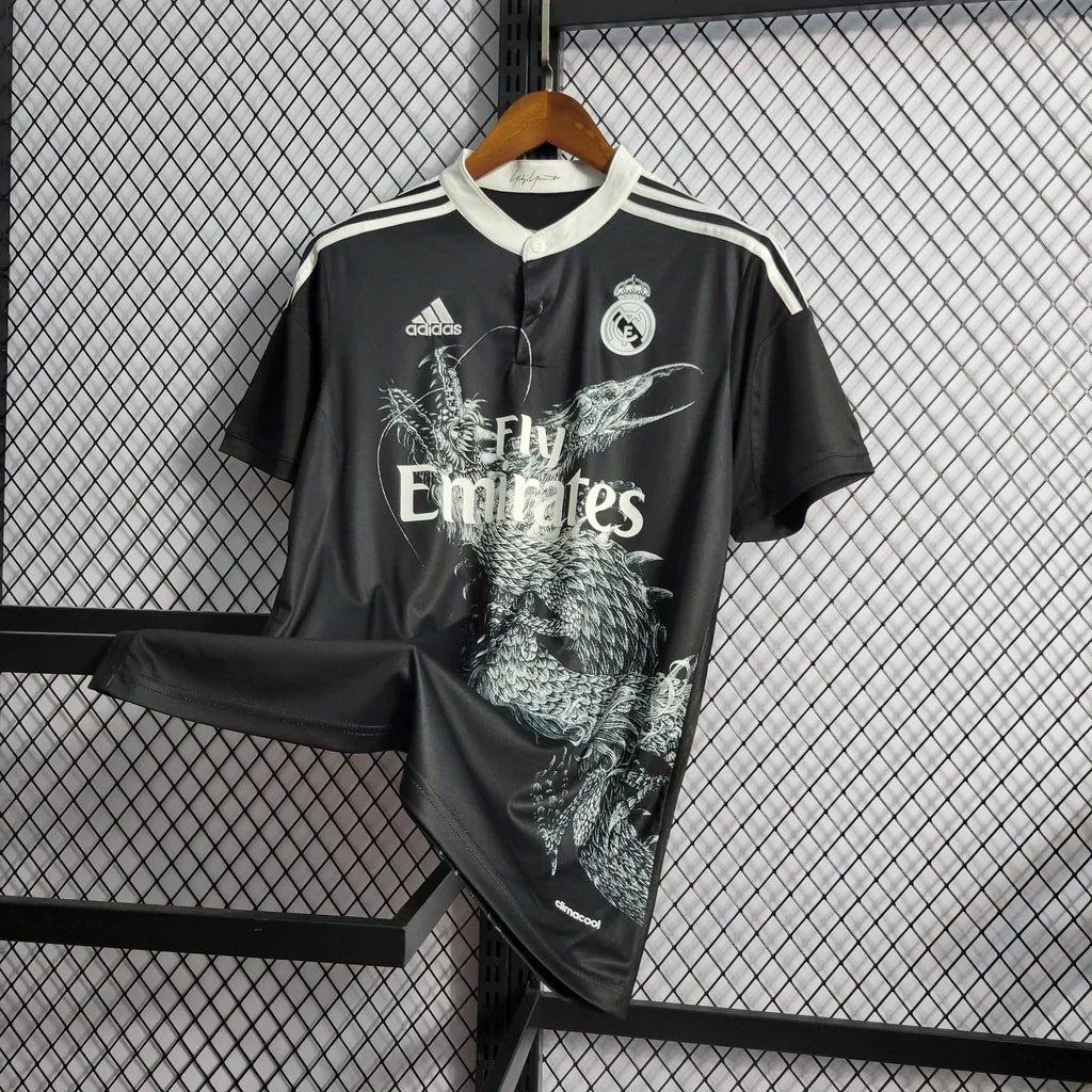 Camisa Retrô Real Madrid III Third 2014/15 Masculino Preto