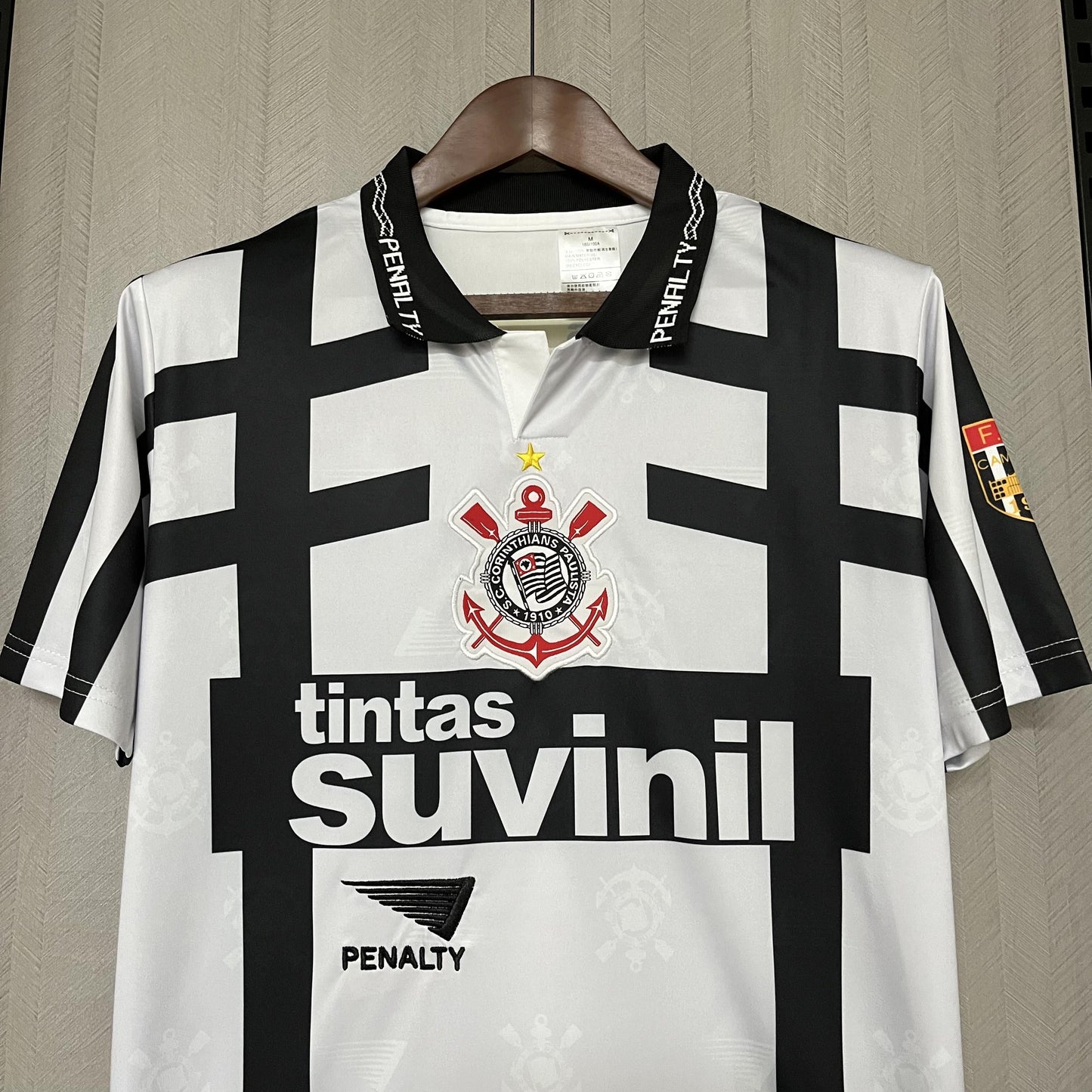 Camisa Retrô Torcedor Masculina Corinthians III 1996