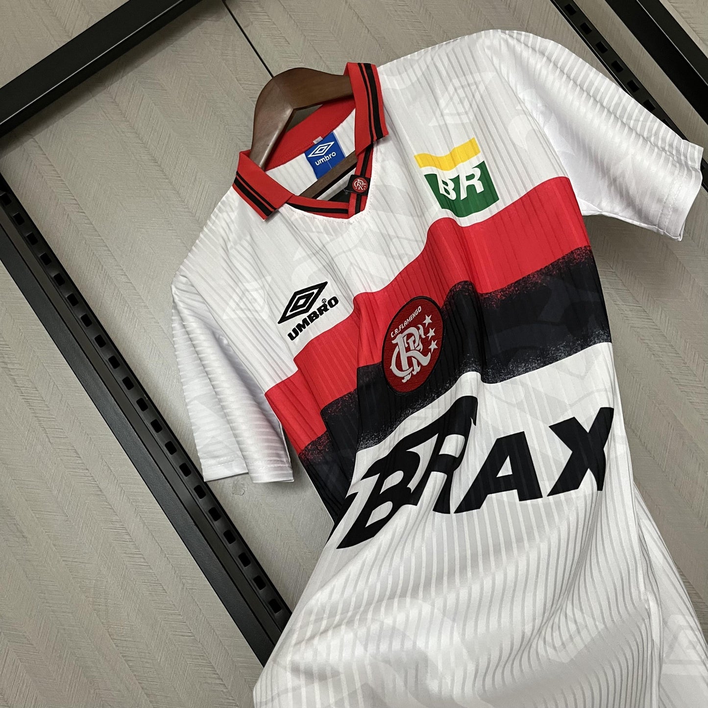 Camisa Retrô Torcedor Masculina Flamengo II 1997