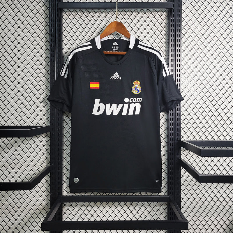 Camisa Retrô Real Madrid III Third 2008/09 Masculino Preto