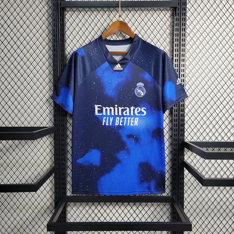 Camisa Real Madrid Especial 2018/19 Retrô - Azul Galáxia