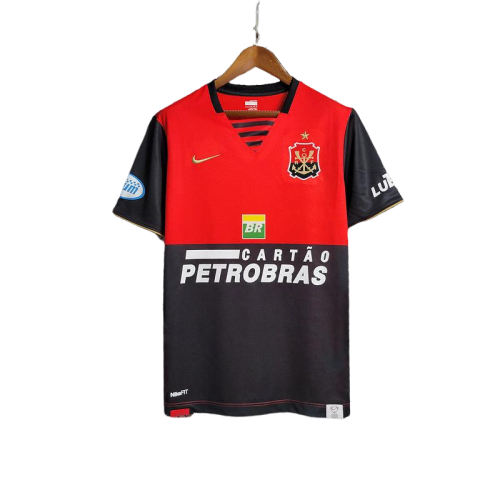 Camisa Flamengo I Home Retrô 2008/09 Masculina - Vermelho