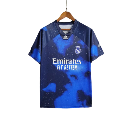 Camisa Real Madrid Especial 2018/19 Retrô - Azul Galáxia