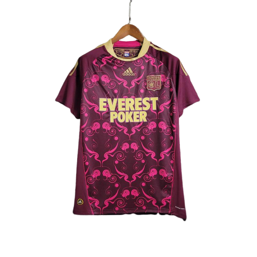 Camisa Retrô Lyon 2010/11 Masculino Rosa