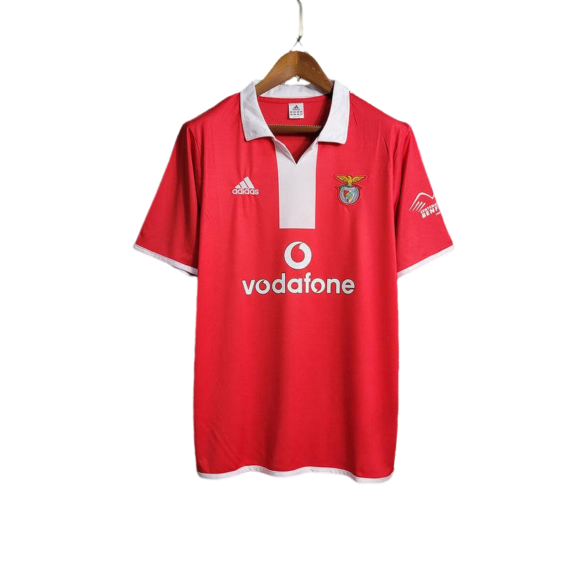 Camisa Benfica Polo 2004/05 Masculino Retrô