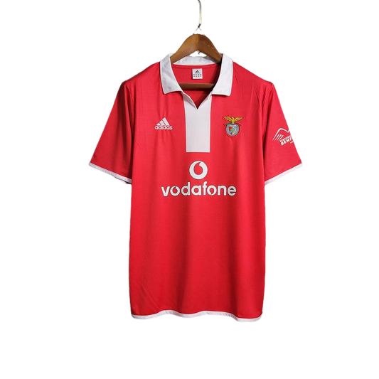Camisa Benfica Polo 2004/05 Masculino Retrô