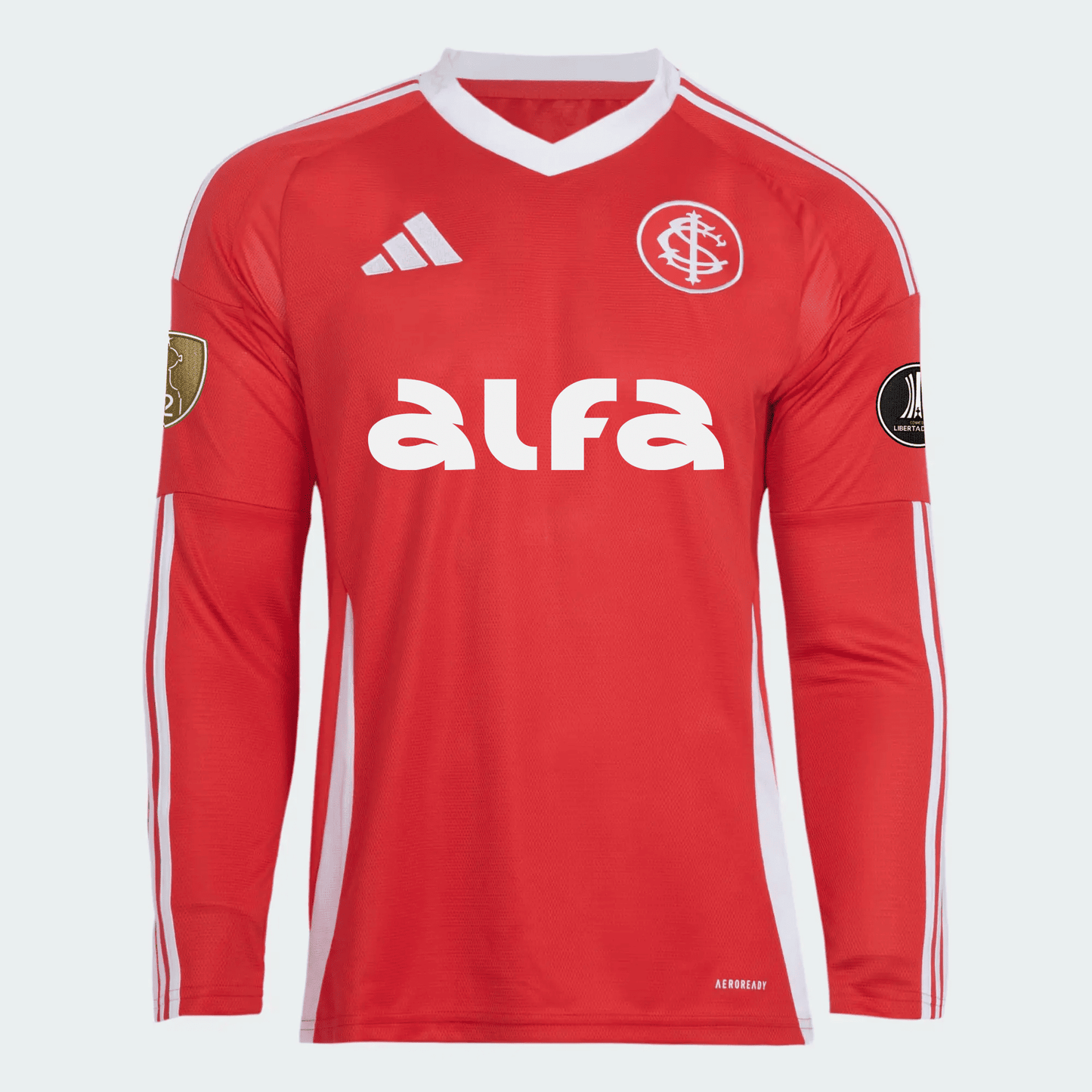 Camisa Manga Longa Torcedor Masculina Internacional I 2025/2026 Com Patrocínios