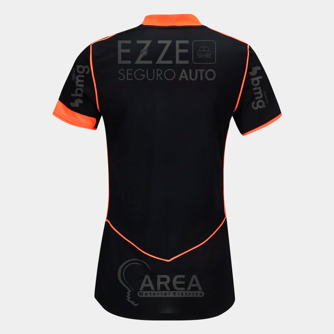 Camisa Torcedor Feminina Corinthians III 2025/2026 Com Patrocínios