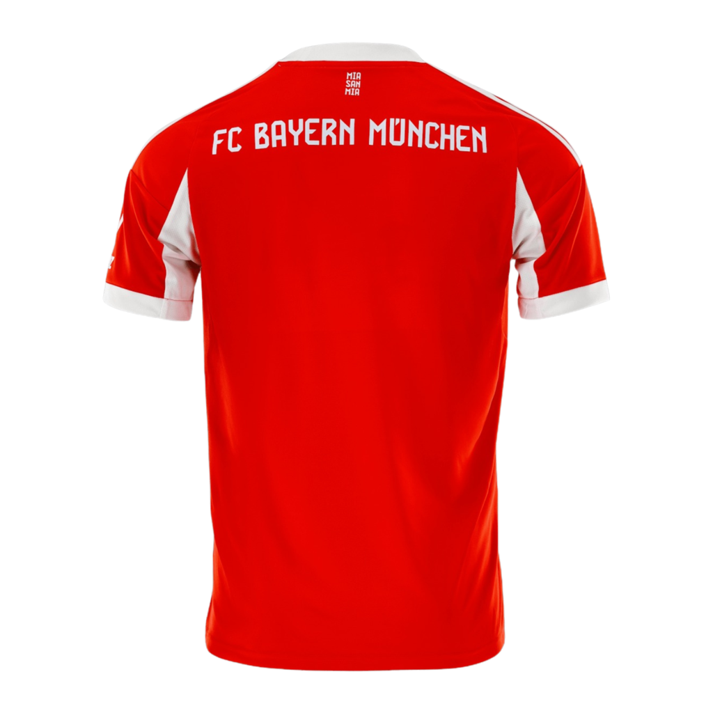 Camisa Bayern de Munique Home 25/26 - Torcedor Masculino - Vermelho e Branco