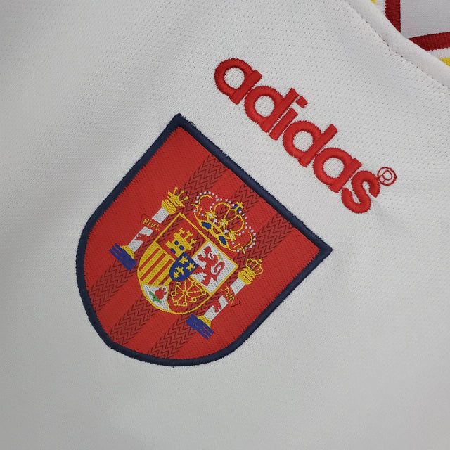 Camisa Retrô Torcedor Masculina Espanha 1996