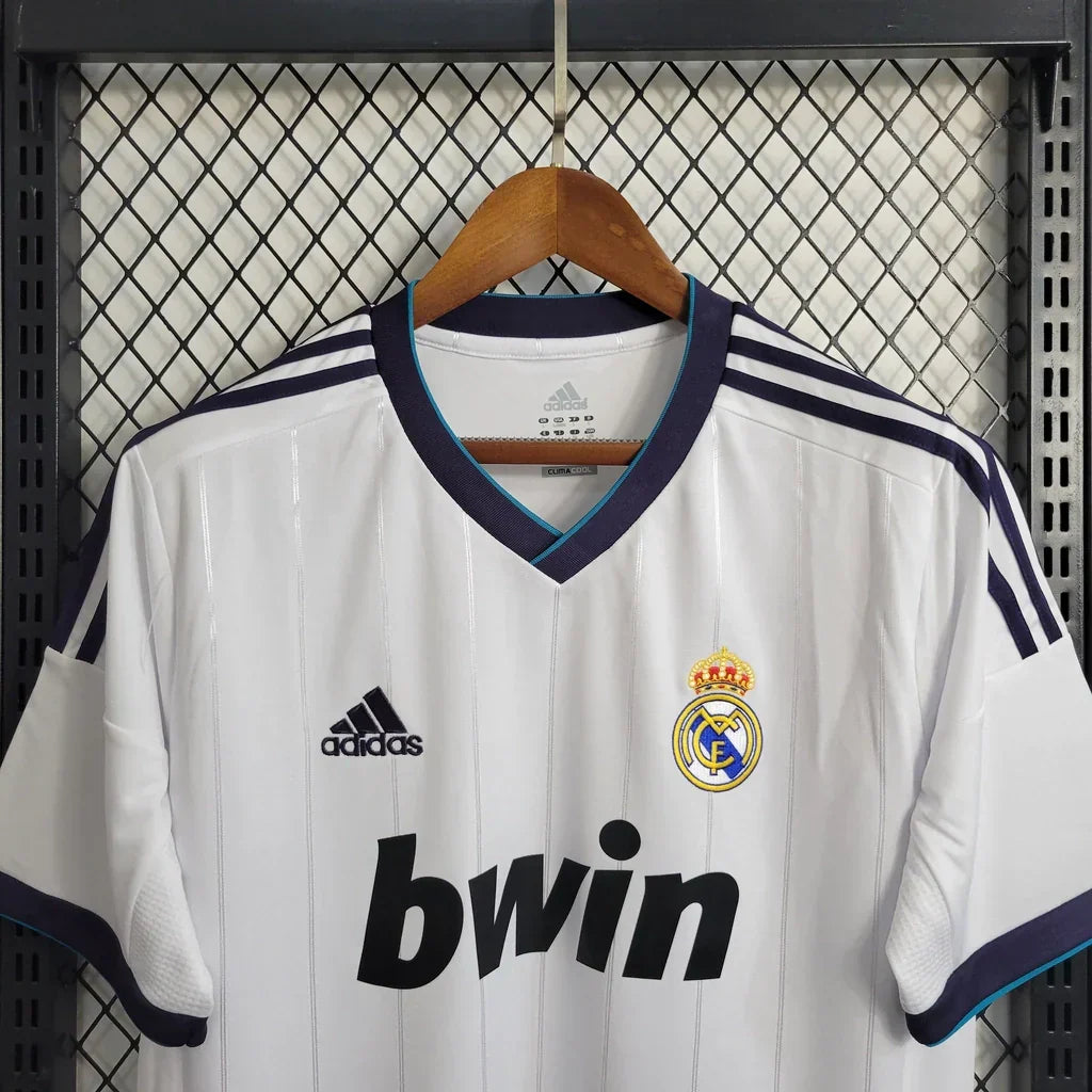 Camisa Retrô Real Madrid I Home 2012/13 Masculino Branco