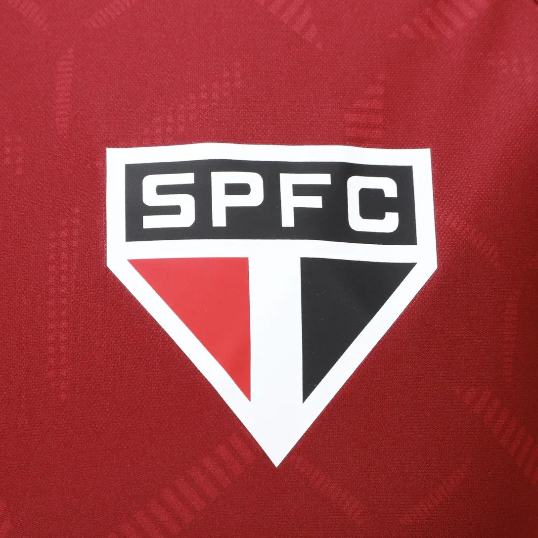 Camisa São Paulo Treino Vermelha 25/26 - Torcedor Masculina Lançamento