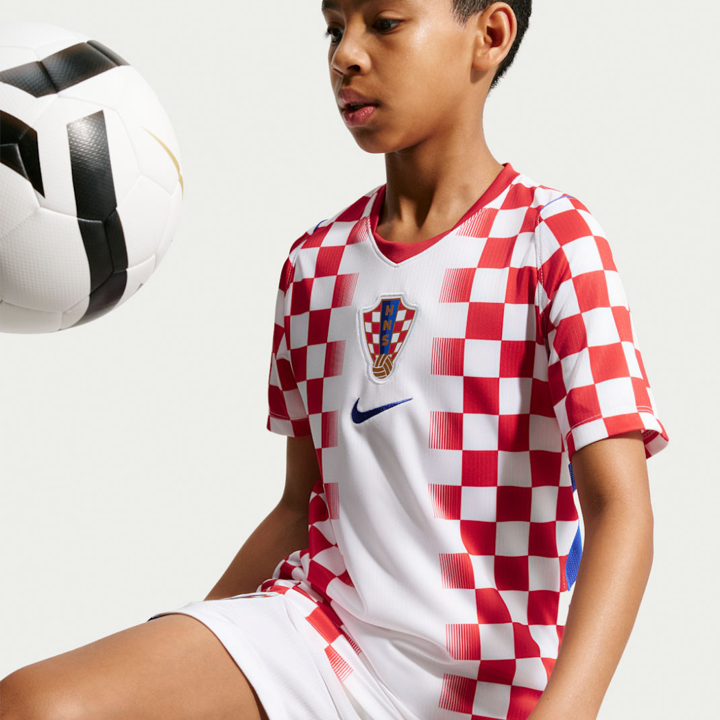 Camisa Torcedor Infantil Croácia I 2026 Copa do Mundo