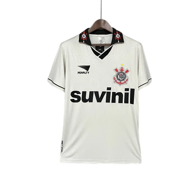 Camisa Retrô Torcedor Masculina Corinthians 1996