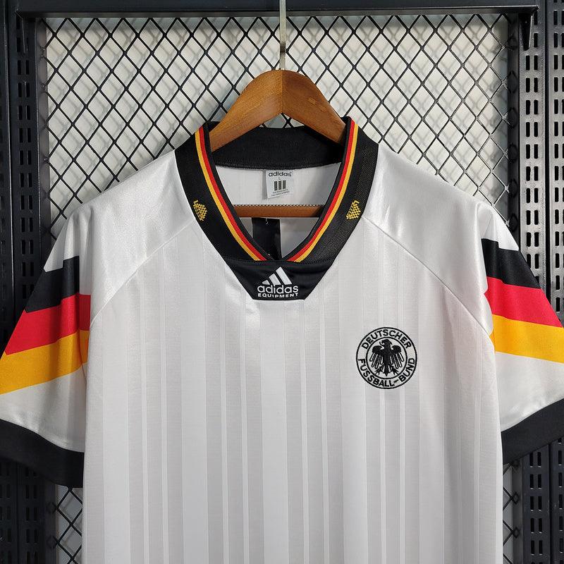 Camisa Alemanha Away 1992/93 Retrô- Branco