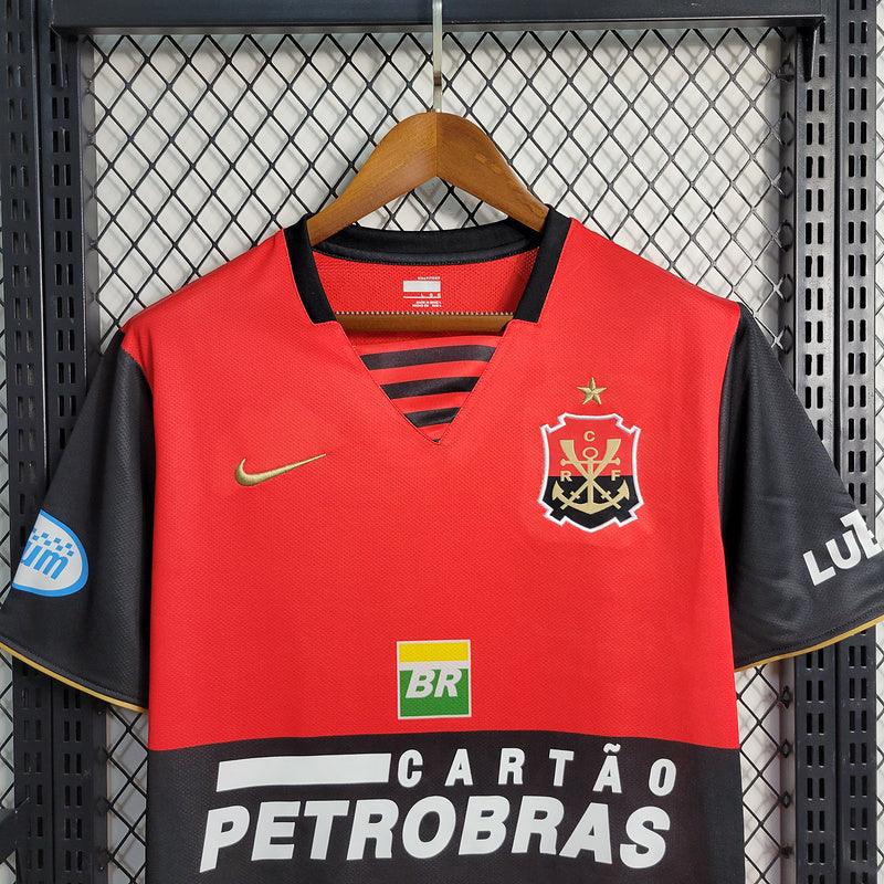 Camisa Flamengo I Home Retrô 2008/09 Masculina - Vermelho