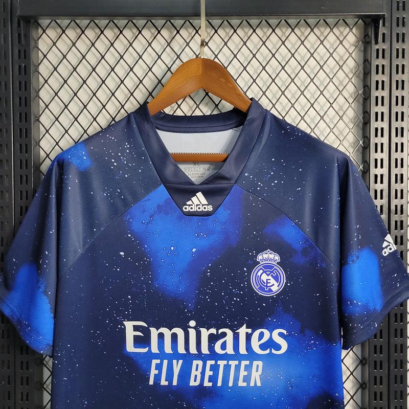 Camisa Real Madrid Especial 2018/19 Retrô - Azul Galáxia