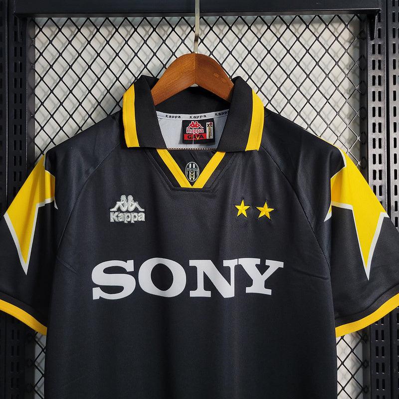 Camisa Juventus Home 1995/987 Retrô- Preto
