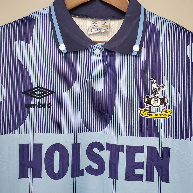 Camisa - Tottenham III Away 1992/94 Retrô- Azul