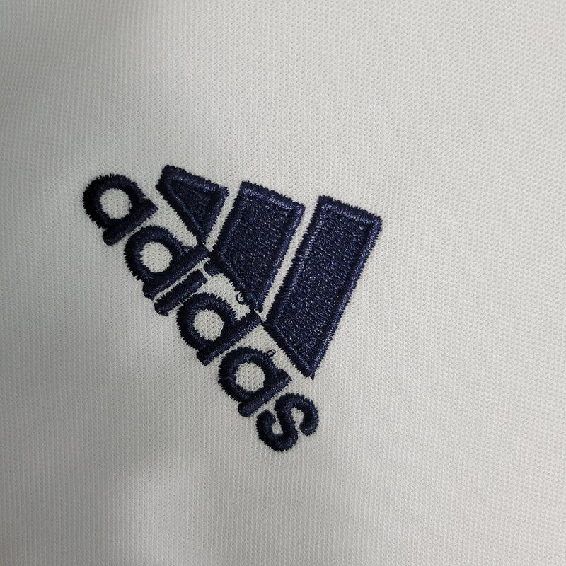 Camisa Retrô Real Madrid Manga Longa 2016/17 Masculino Branco