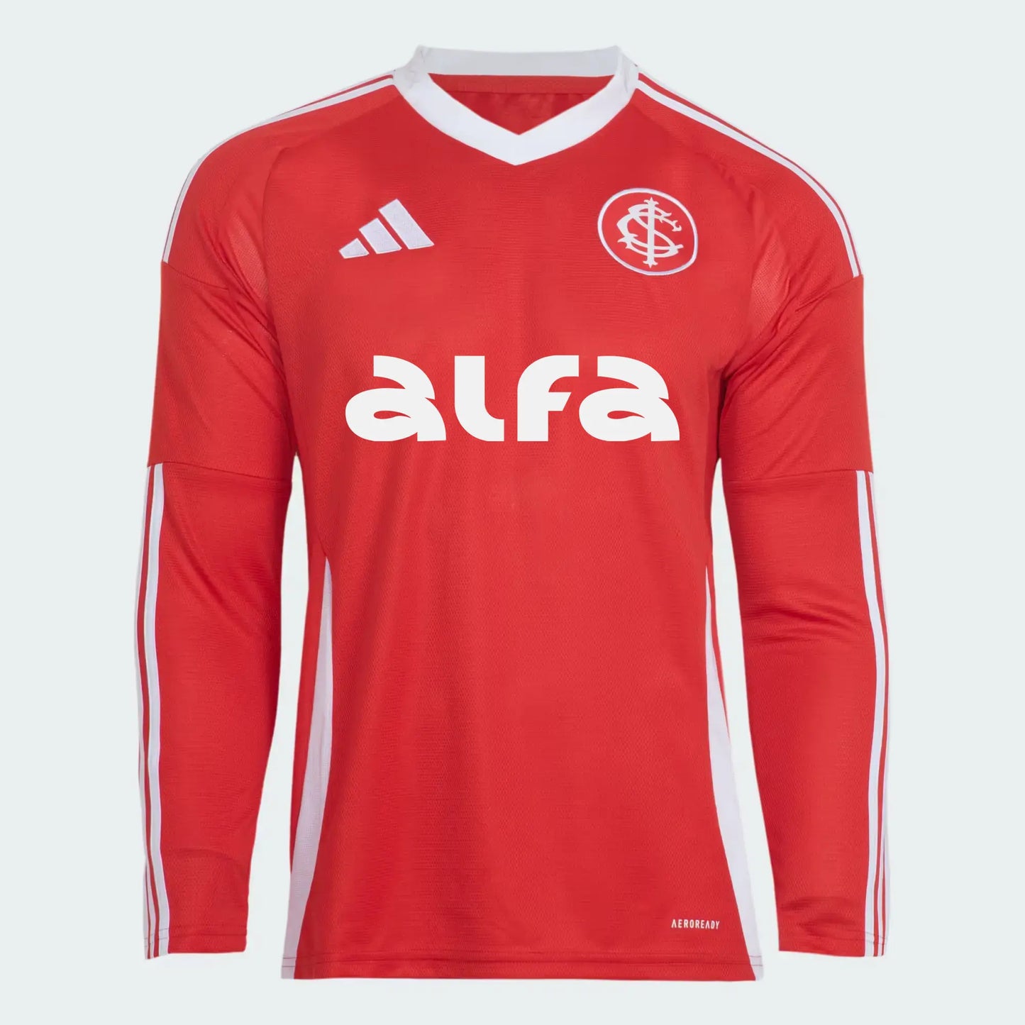 Camisa Manga Longa Torcedor Masculina Internacional I 2025/2026 Com Patrocínios