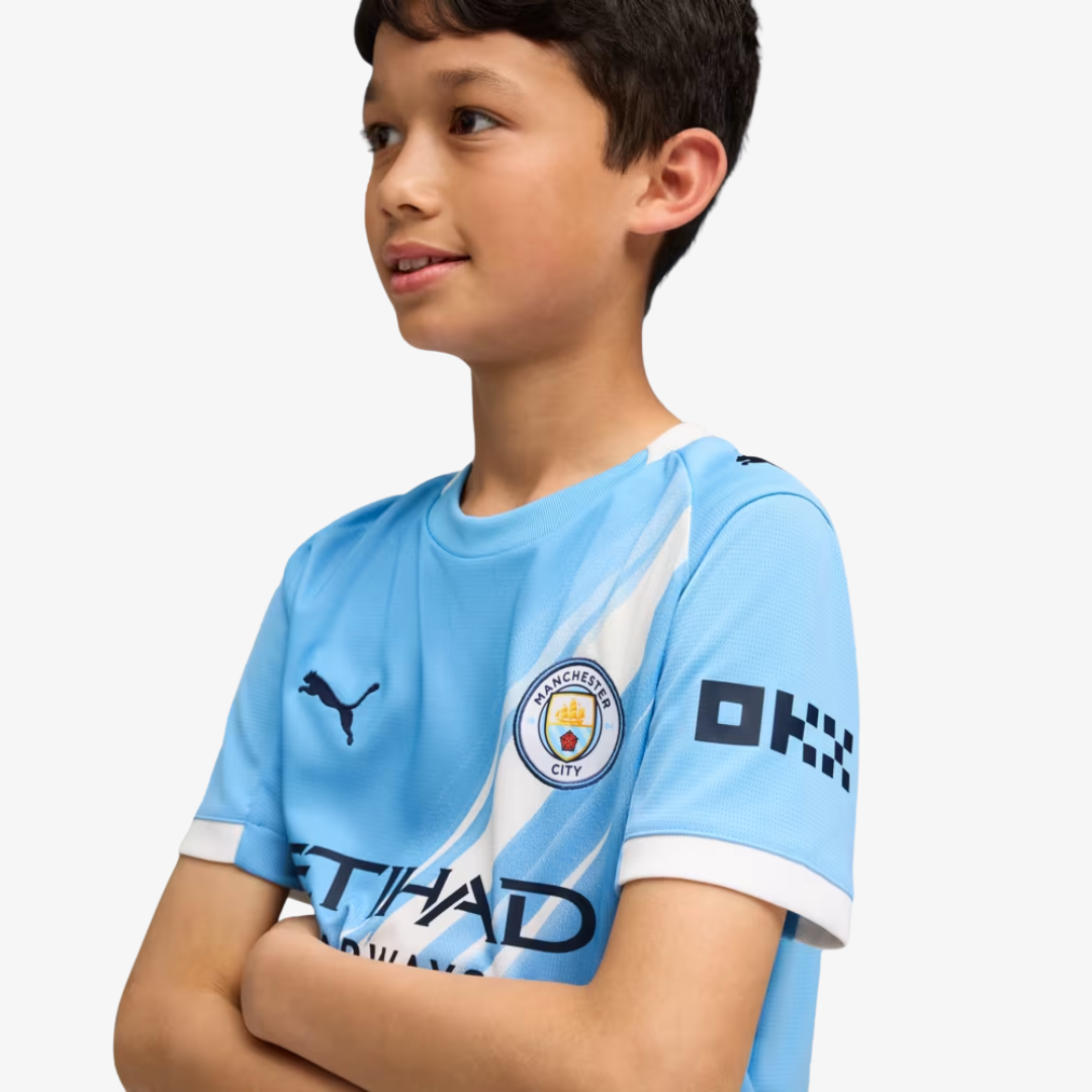 Conjunto Infantil Manchester City I 2025/2026