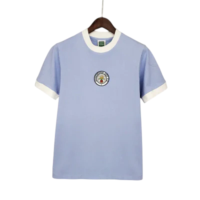 Camisa Manchester City Retrô 1972 Azul