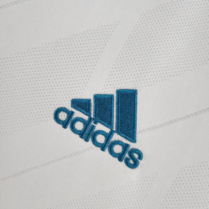 Camisa Retrô Real Madrid I Home 2017/18 Masculino Branca