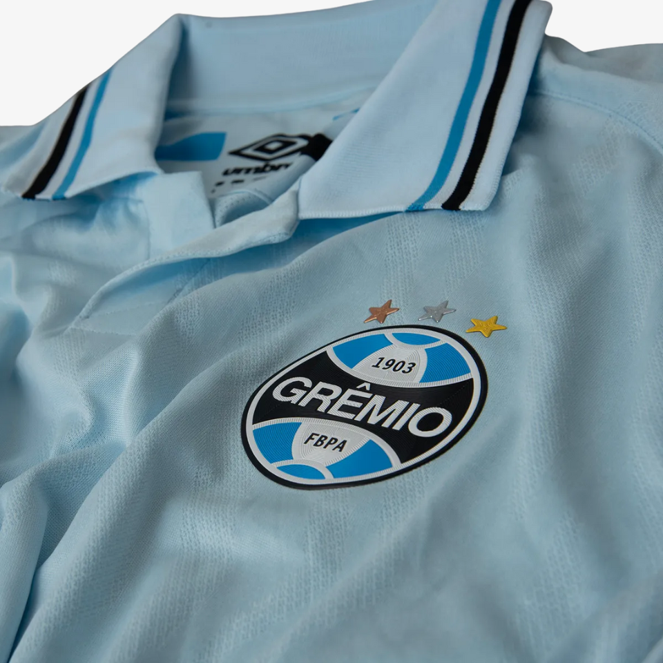 Camisa Jogador Masculina Gremio II 2025/2026 Celeste