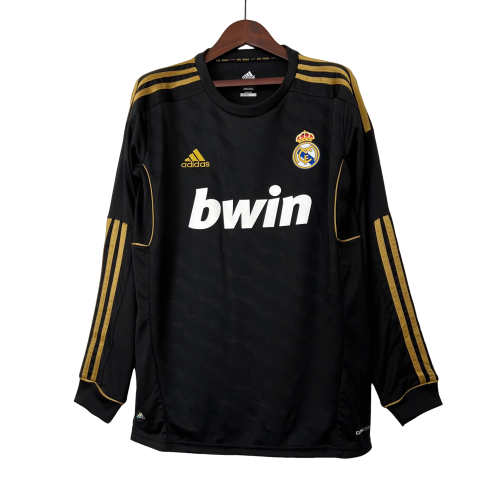 Camisa Manga Longa Torcedor Masculina Real Madrid II