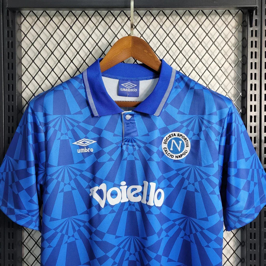 Camisa Retrô Napoli 91/93 Masculino Azul