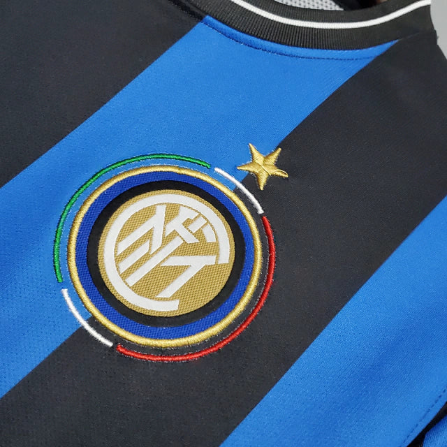 Camisa Inter de Milão Retrô 2008/2009 Azul e Preta