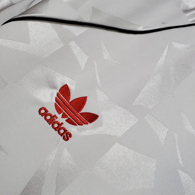 Camisa Manchester United Retrô 1991 Branca