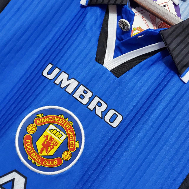 Camisa Manchester United Retrô 1996/1997 Azul