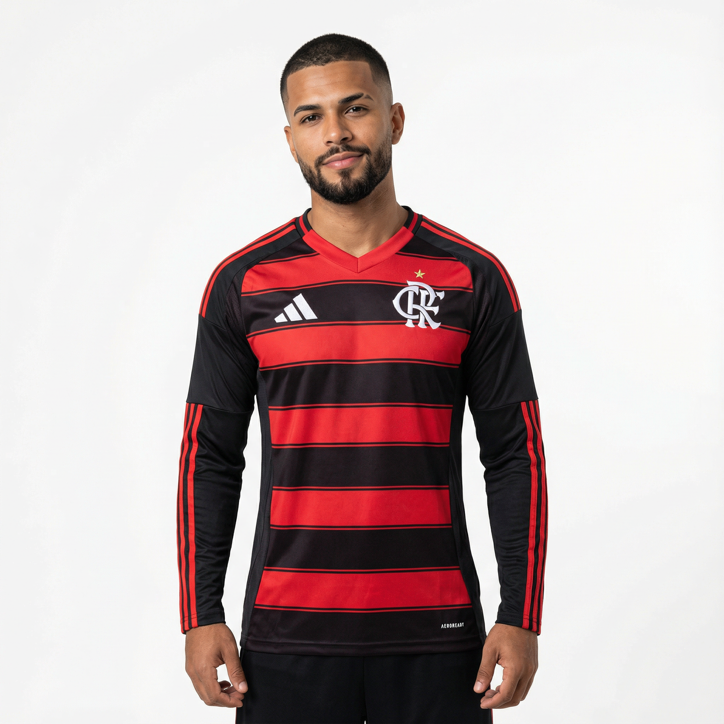 Camisa Manga Longa Torcedor Masculina Flamengo I 2025/2026