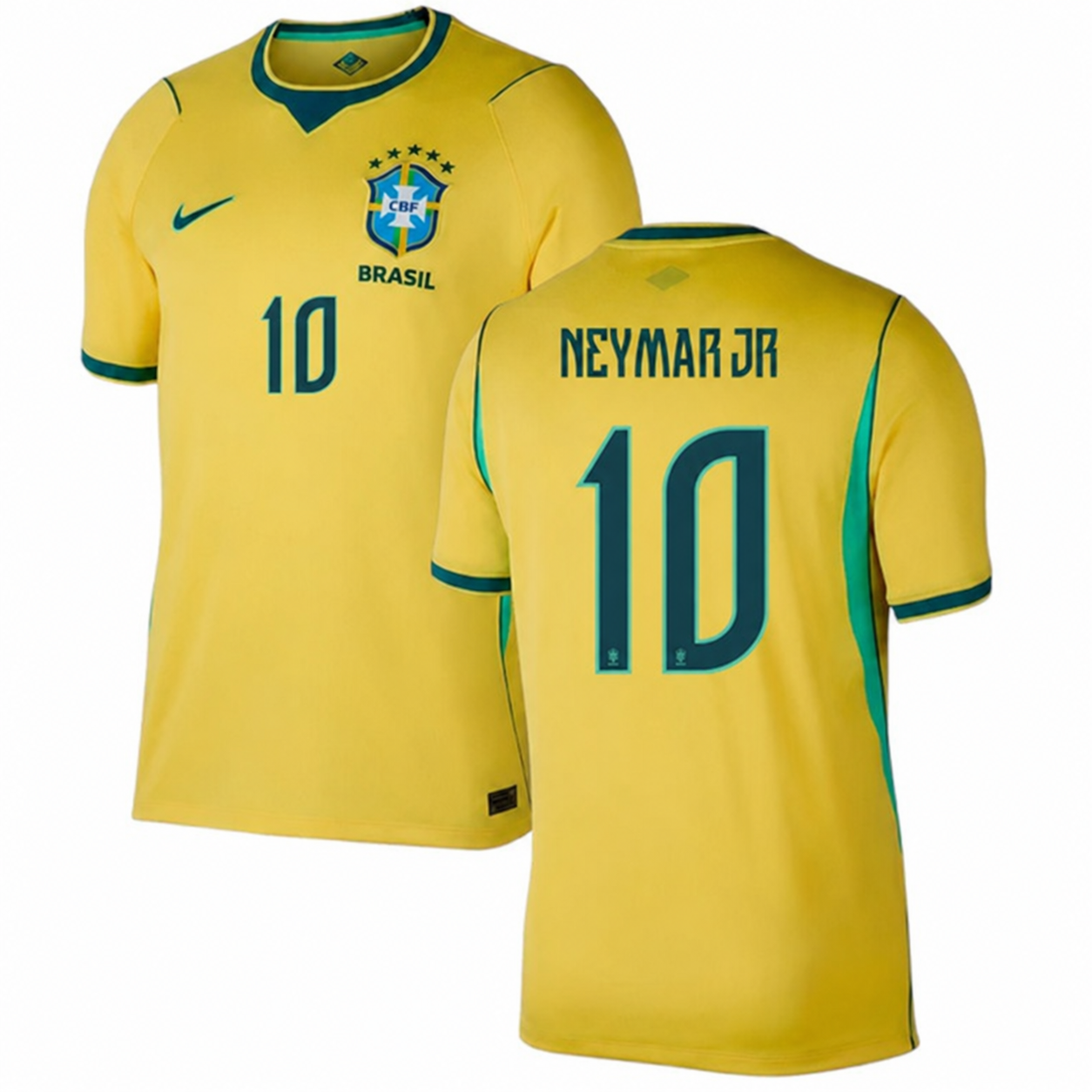 Camisa Brasil Home 26/27 + #10 Neymar Jr - Torcedor Masculina