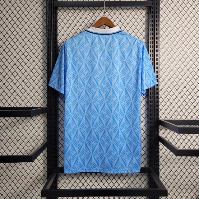 Camisa Retrô Lazio 1991/92 Masculino Branco e Azul