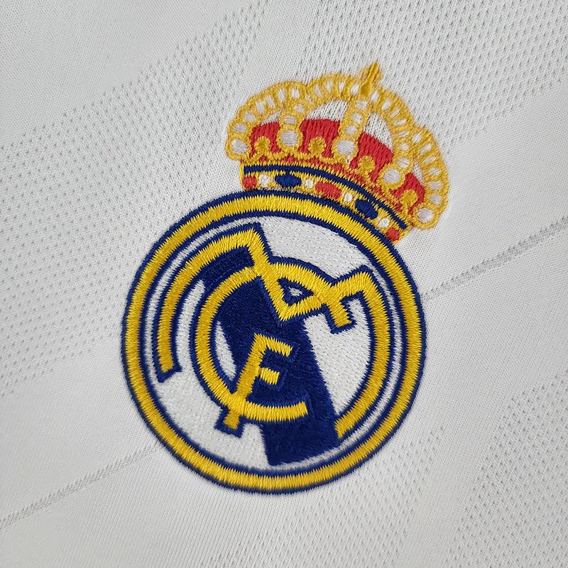 Camisa Retrô Real Madrid I Home 2017/18 Masculino Branca