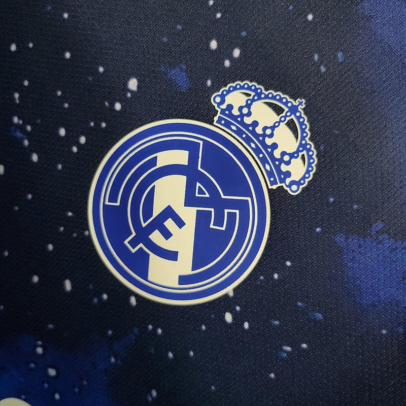 Camisa Real Madrid Especial 2018/19 Retrô - Azul Galáxia