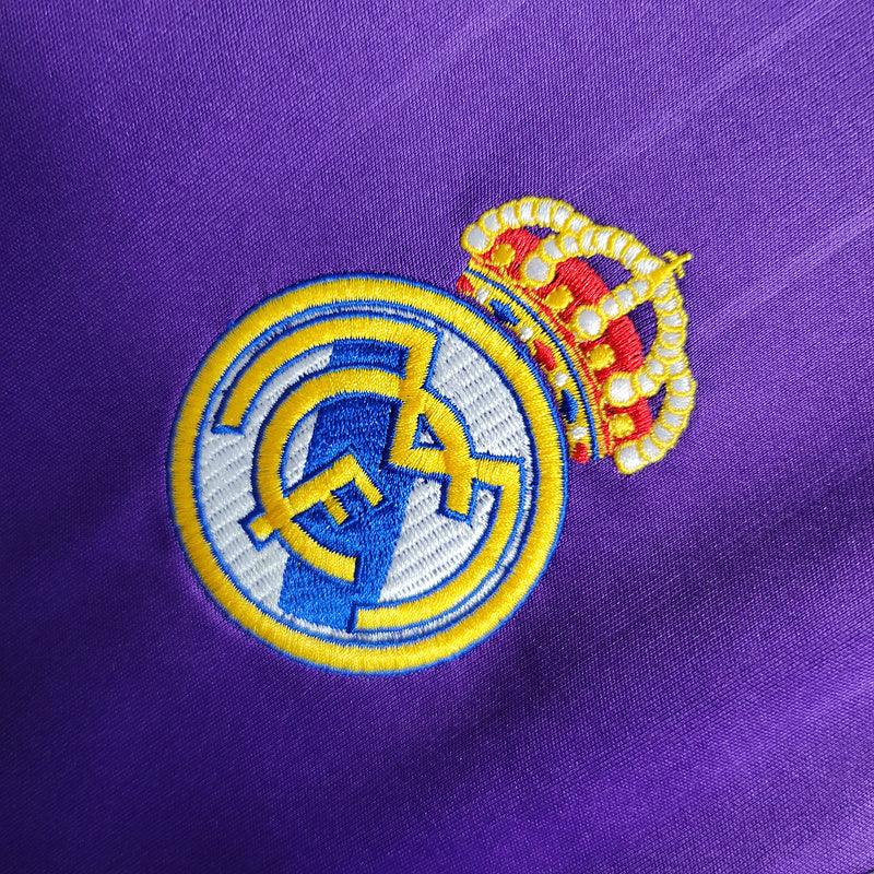 Camisa Real Madrid Away 2006/07 Retrô - Roxa