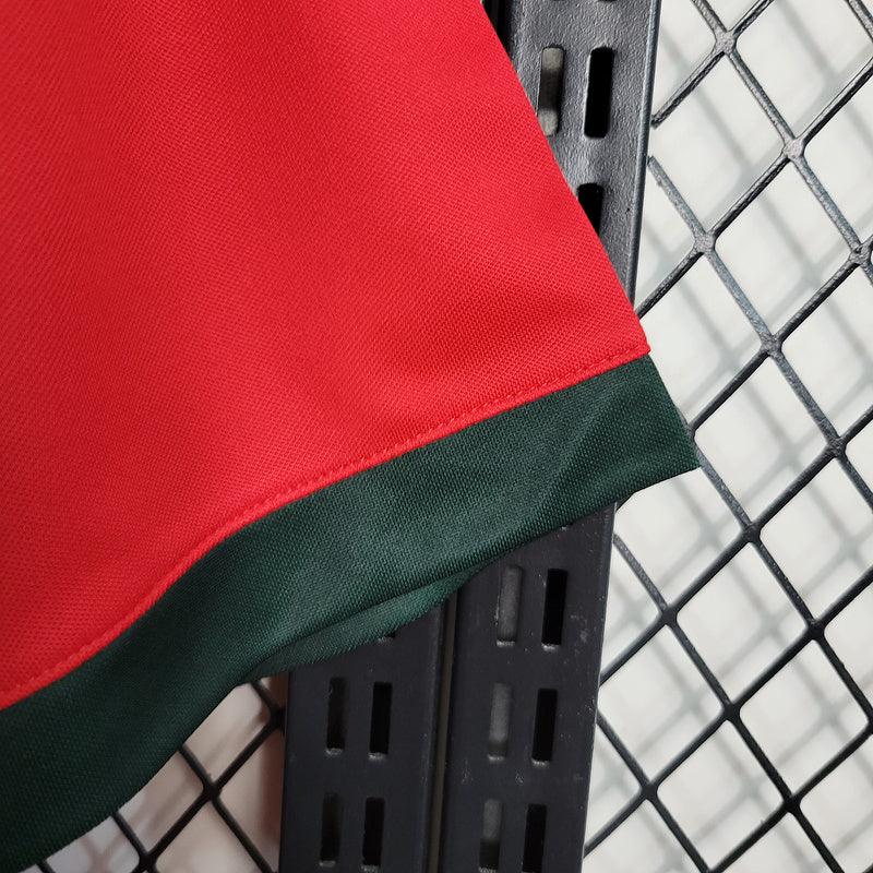 Camisa Portugal Home 1972 Retrô- Vermelha