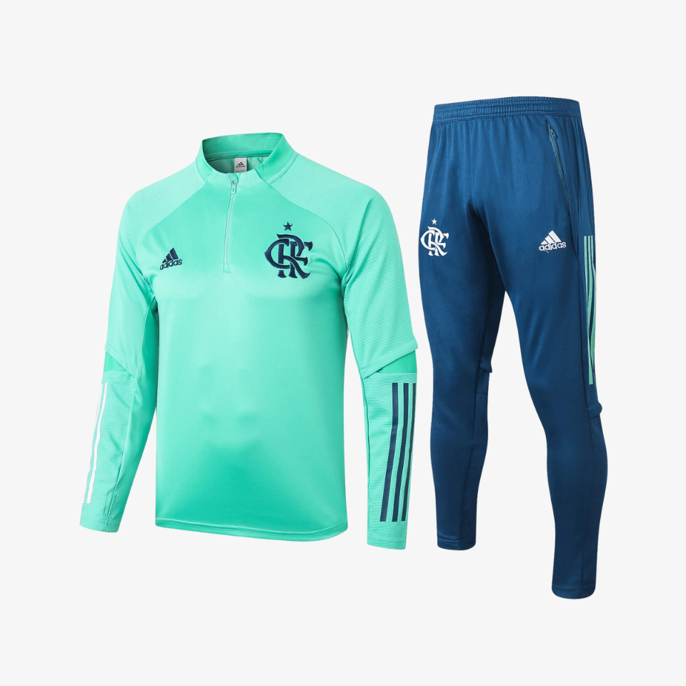 Conjunto Retrô de Treino Masculino Flamengo 2021