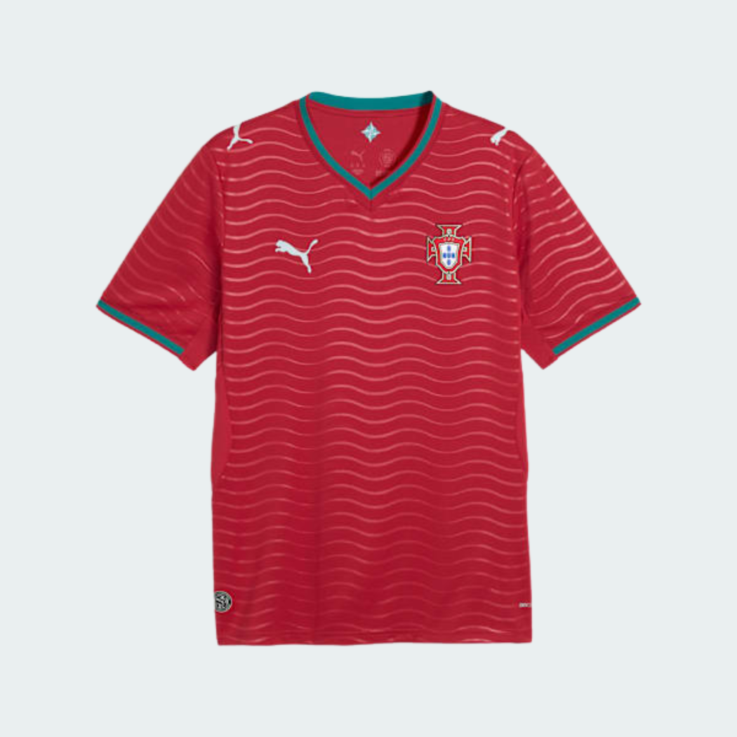 Camisa Torcedor Masculina Portugal I 2026 Copa do Mundo