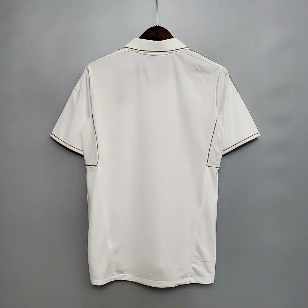 Camisa Retrô Real Madrid I Home 2011/12 Masculino Branco
