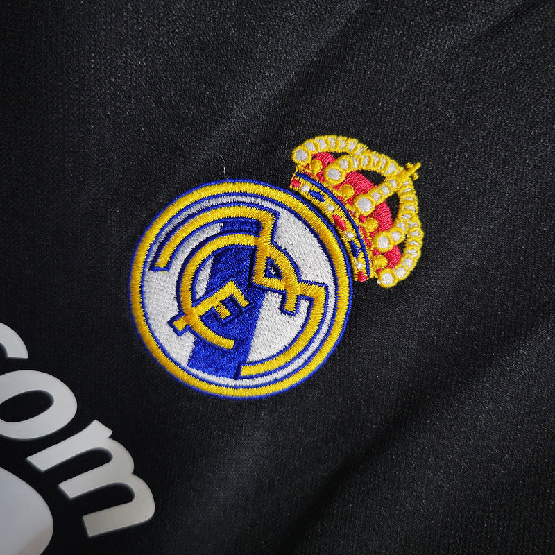 Camisa Retrô Real Madrid III Third 2008/09 Masculino Preto