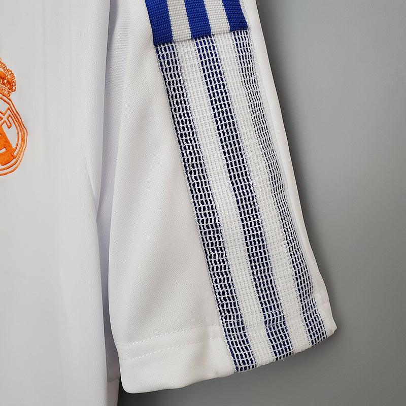 Camisa Real Madrid Treino 2021/22 Retrô - Branca