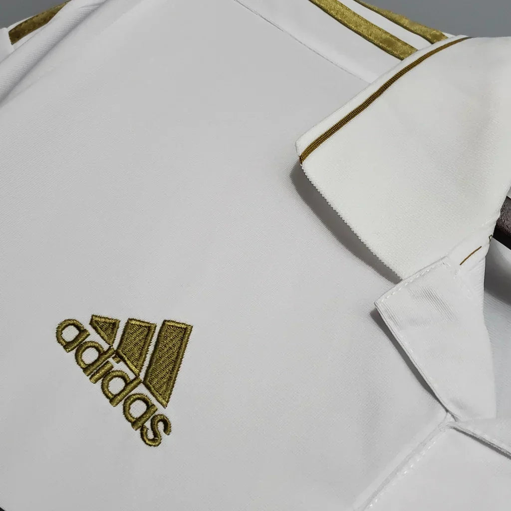 Camisa Retrô Real Madrid I Home 2011/12 Masculino Branco