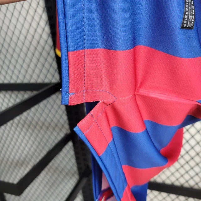 Camisa Barcelona Retrô I Home 2010/11 Torcedor Masculino Vermelho e Azul