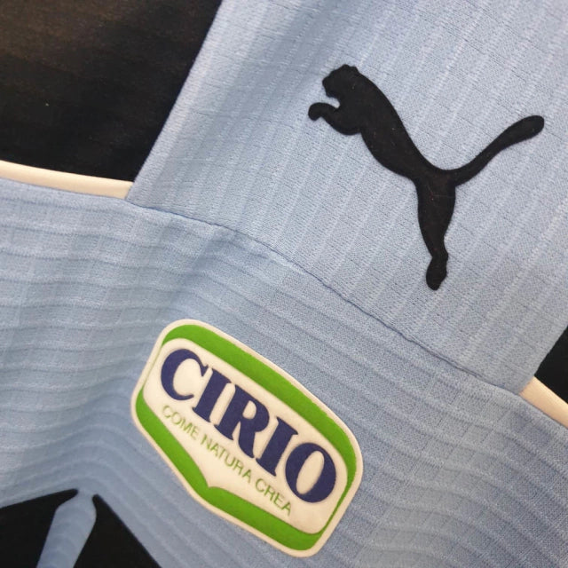 Camisa Lazio Retrô 1999/2000 Azul e Preta