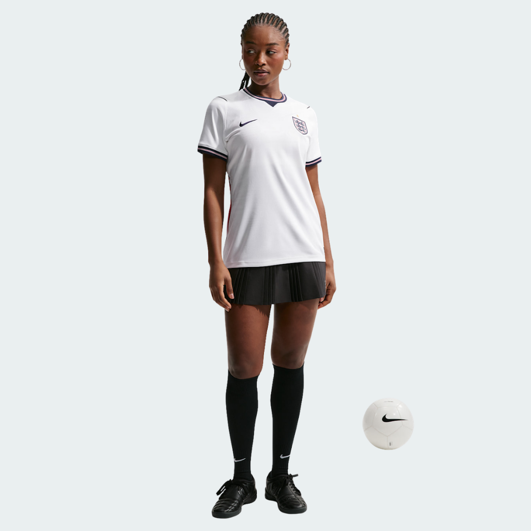 Camisa Torcedor Feminina Inglaterra I 2026 Copa do Mundo